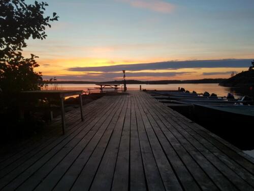 Sunset on Svalemåla Dock