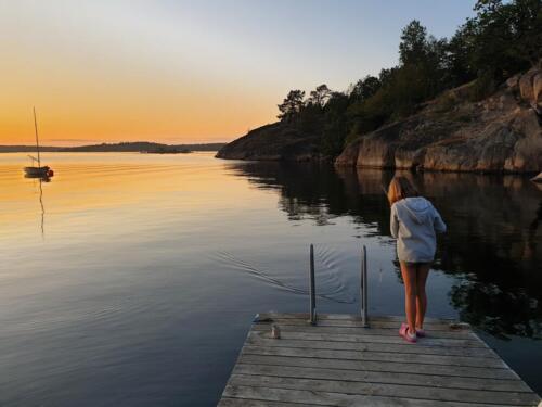 Sunset Sandvik beach